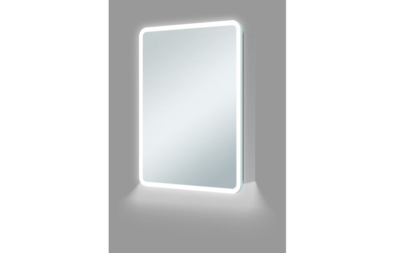 Bright 500mm 1 Door LED Mirrored Cabinet