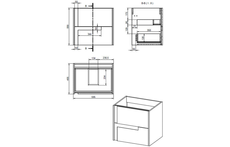 Contour Wall Hung Vanity Units