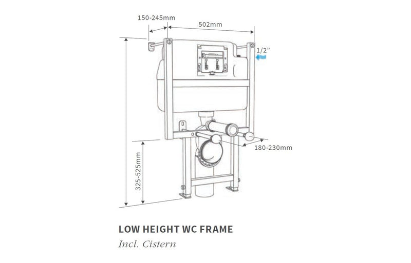 Low Height WC Frame