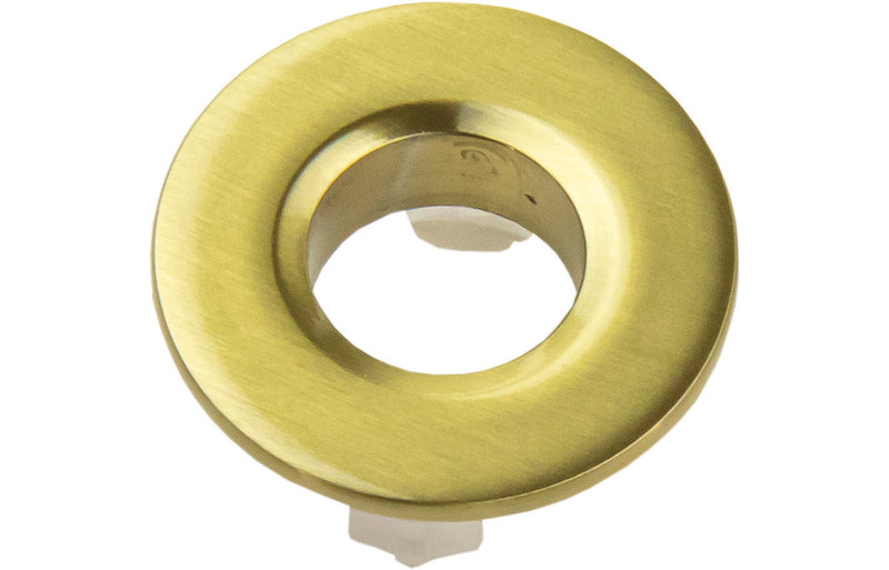 Brushed Brass Overflow Ring