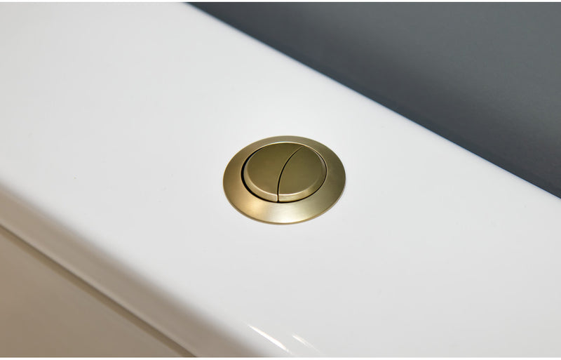 Brushed Brass Flush Button