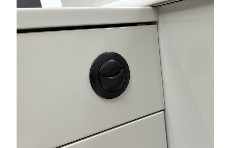 Matt Black Flush Button