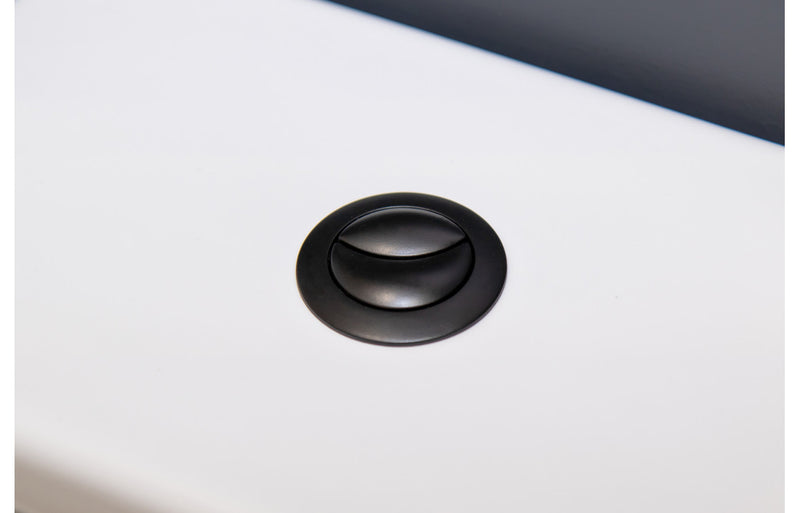 Matt Black Flush Button