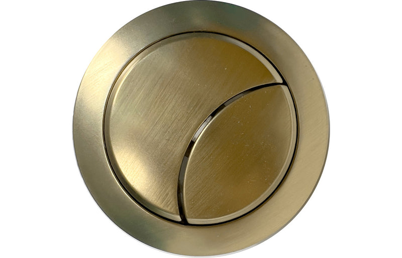 Sandy Brushed Brass Push Button (ROD)