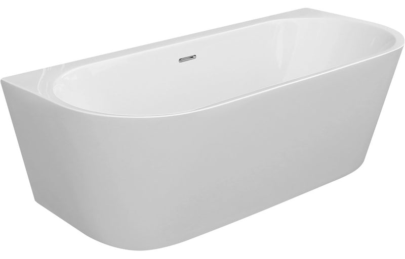 D Shaped Freestanding Bath 1500mm