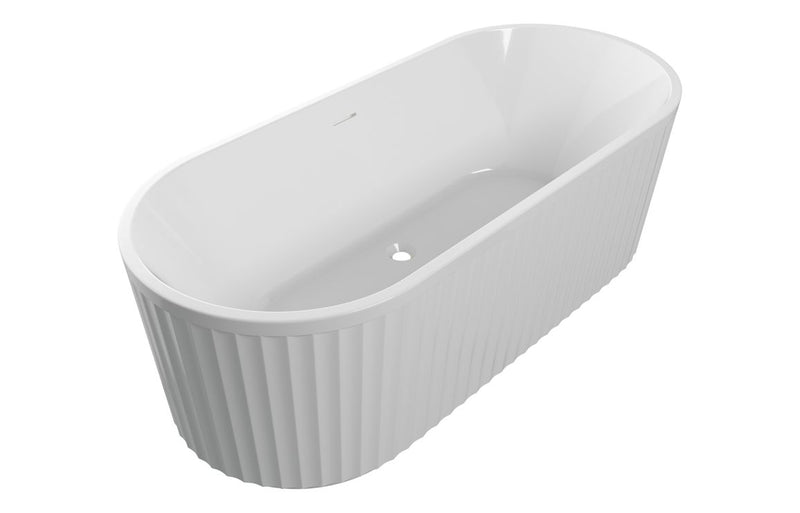 Strait Fluted Freestanding Bath 1700mm