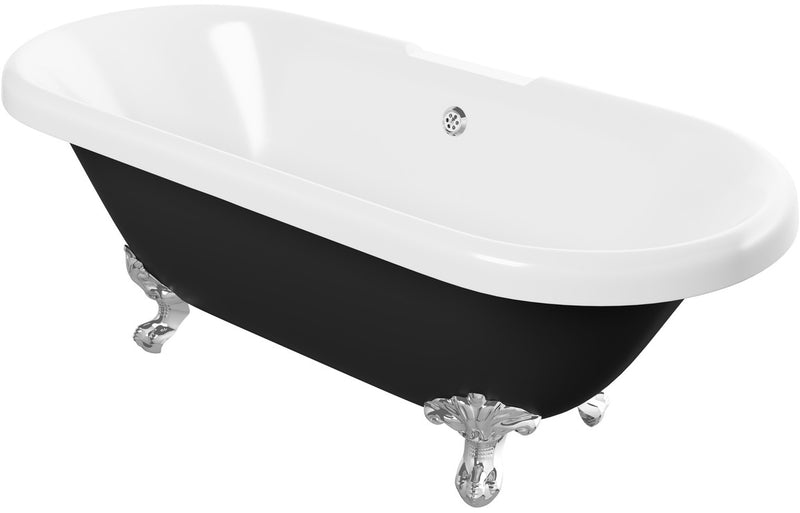 Hamilton Traditional Freestanding Bath - Black