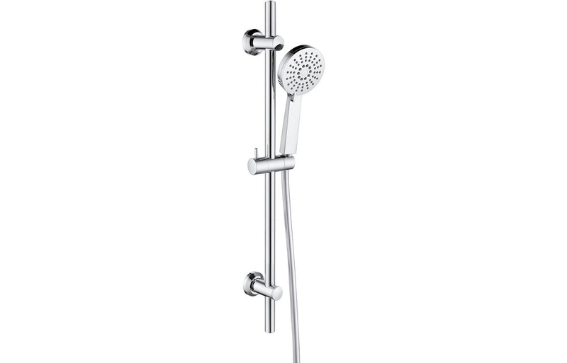 Round Premium Shower Riser Kit