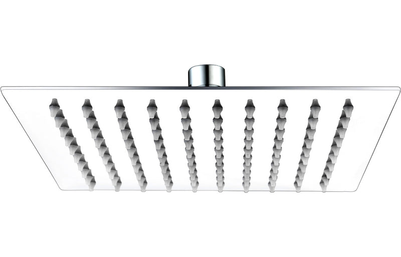 Ultra Slim 200mm Square Shower Head - St/Steel