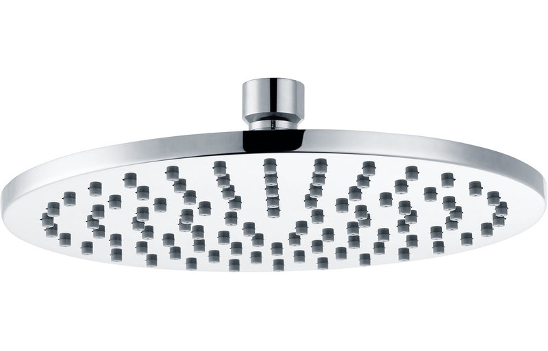 Brass 200mm Round Shower Head - Chrome