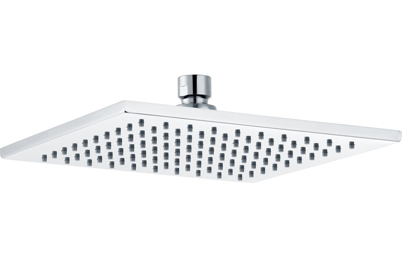 Brass 200mm Square Shower Head - Chrome