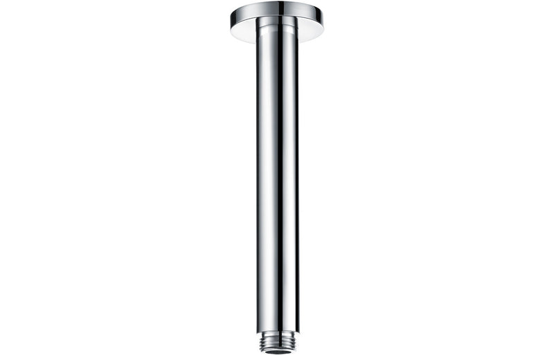 Chrome Round Ceiling Arm 180mm