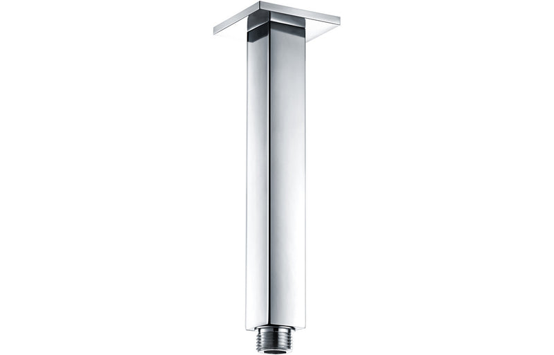 180mm Square Ceiling Arm - Chrome