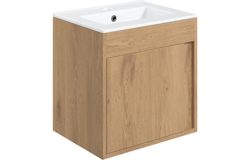 Seaforth 510mm Single Door Wall Hung Vanity Unit