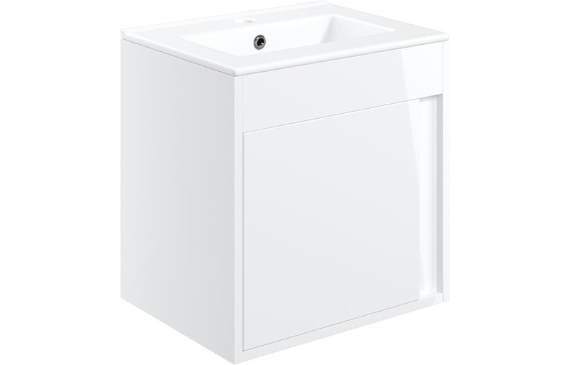 Seaforth 510mm Single Door Wall Hung Vanity Unit