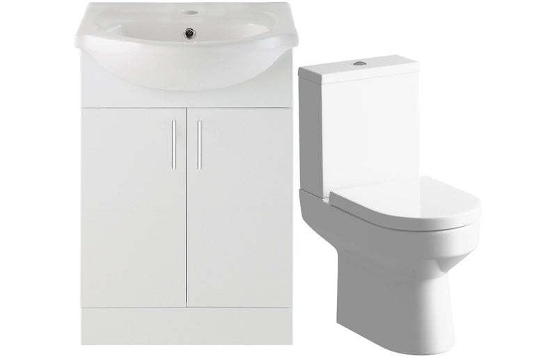 Regent 655mm Vanity & Toilet Pack