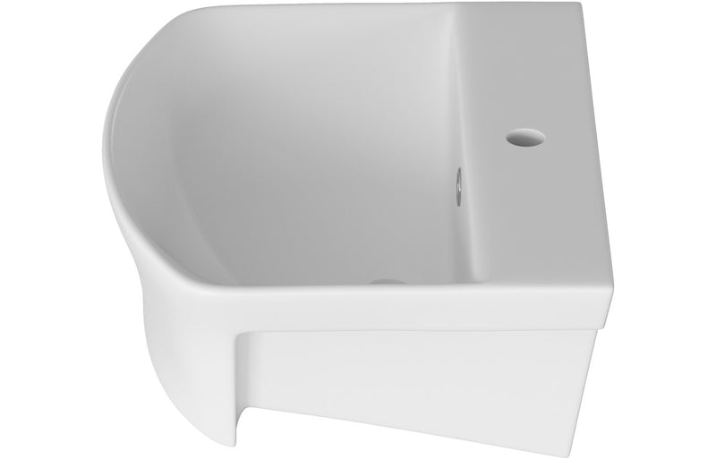 Sandy 500mm Semi Recessed Basin