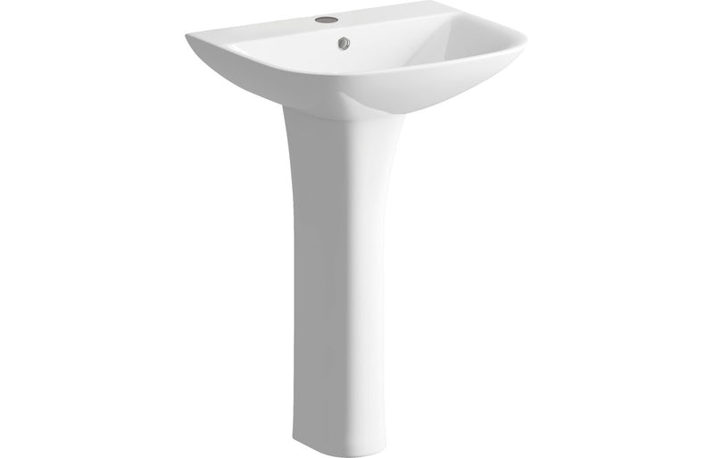 Oakwood 560mm Basin & Pedestal