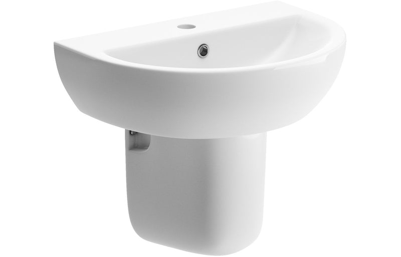 Milan 450mm Basin & Semi Pedestal