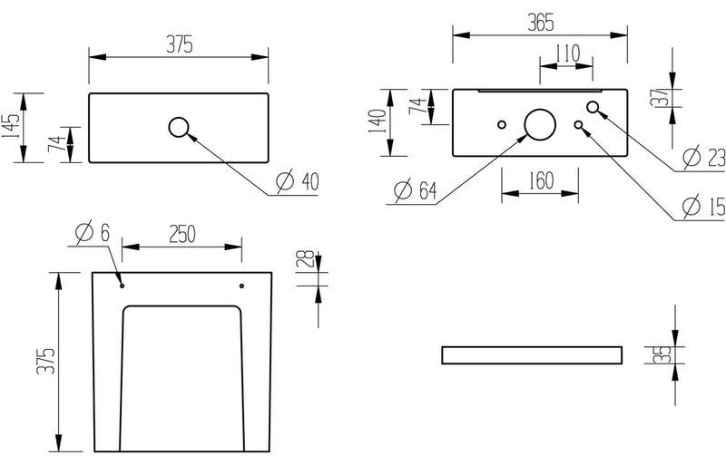 Craft Rimless Close Coupled Toilet