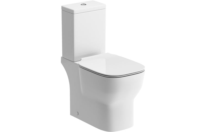 Elegant Close Coupled Toilet - Open Backed