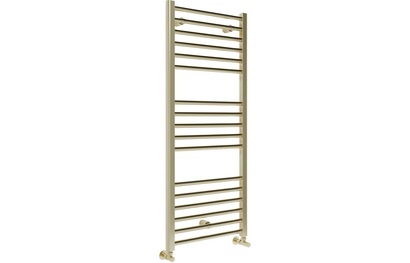 Brushed Brass Heated Towel Radiator H1600 W500