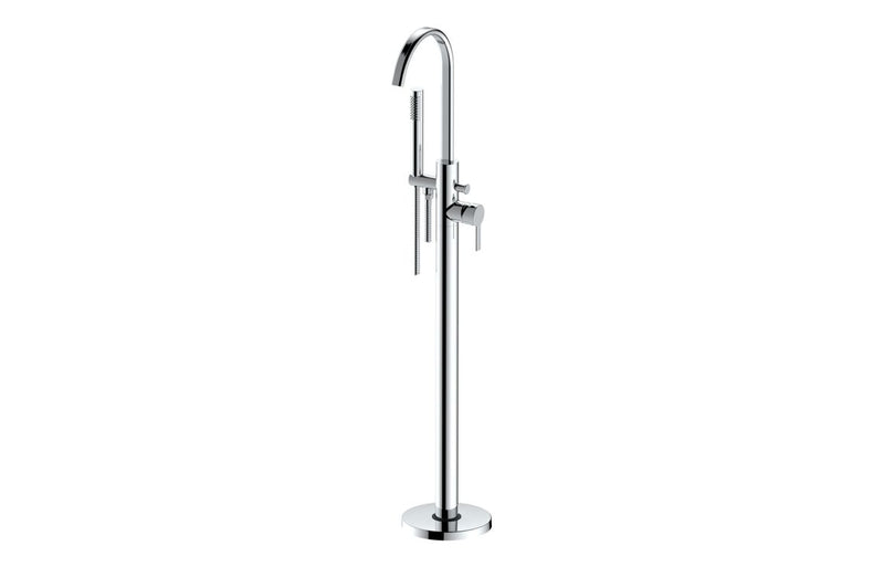 Oxford Floorstanding Bath Shower Mixer - Chrome