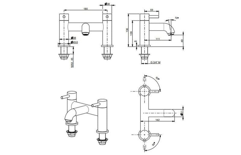 Vema Maira Bath Filler