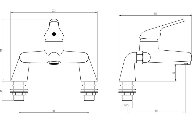 Trade Bath Filler Tap