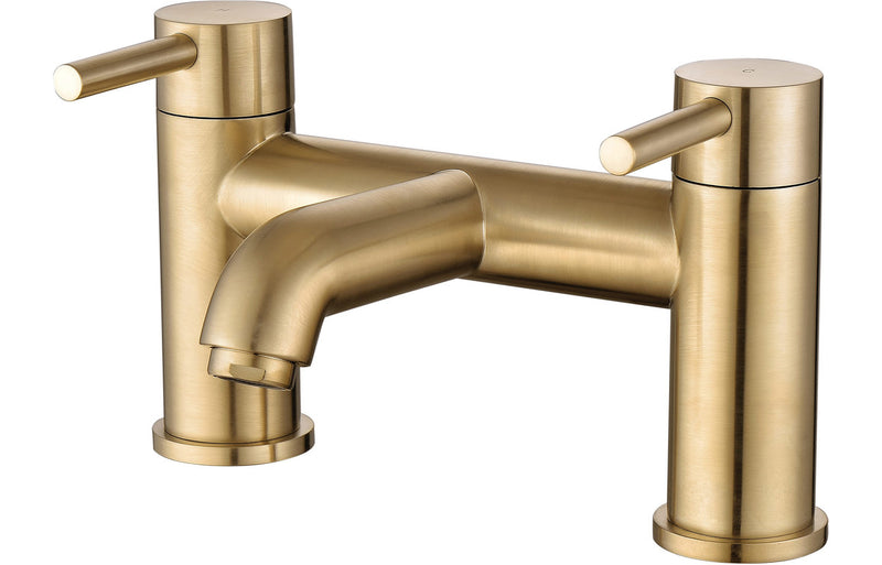 Cara Brushed Brass Bath Filler