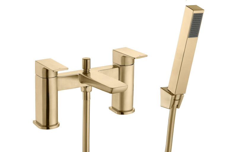 Berry Brushed Brass Bath Shower Mixer