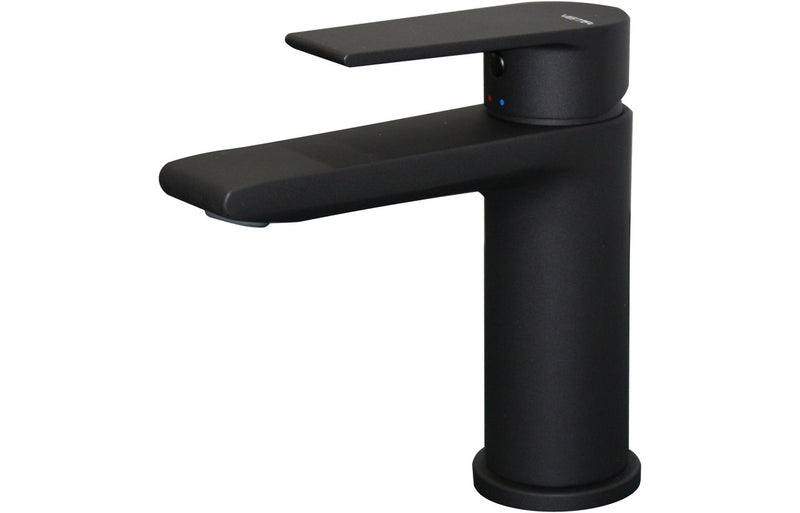 Matt Black Vema Timea Basin Mixer