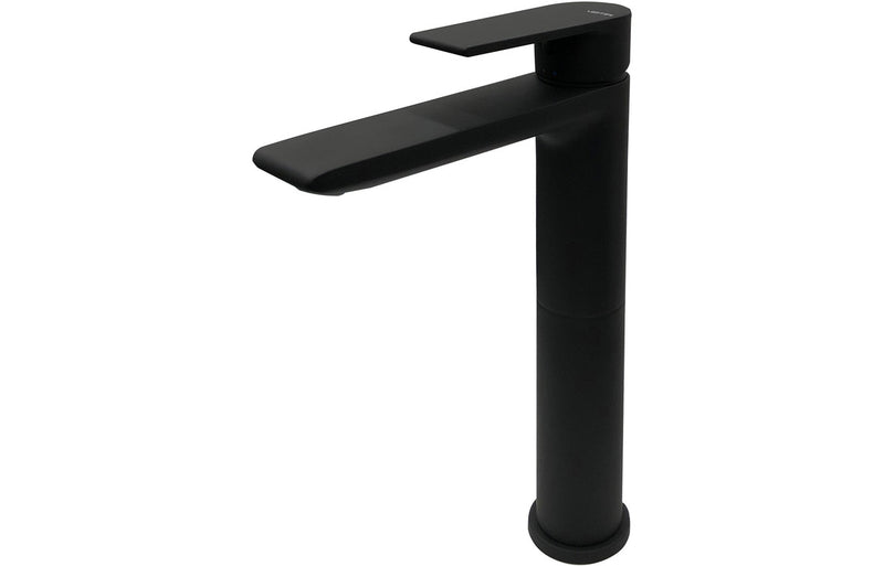 Matt Black Vema Timea Tall Basin Mixer