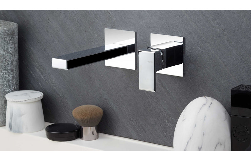 Vema Lys Wall Mounted Basin Tap - Chrome