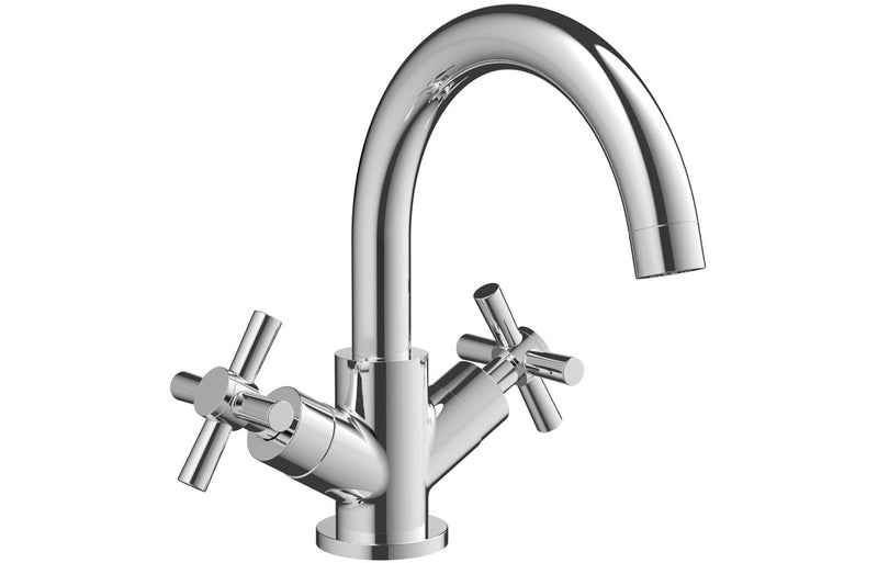 Cross Traditional Basin Mixer Tap