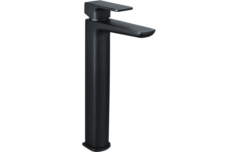 Berry Matt Black Tall Basin Tap