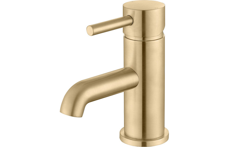 Cara Brushed Brass Basin Mono Tap