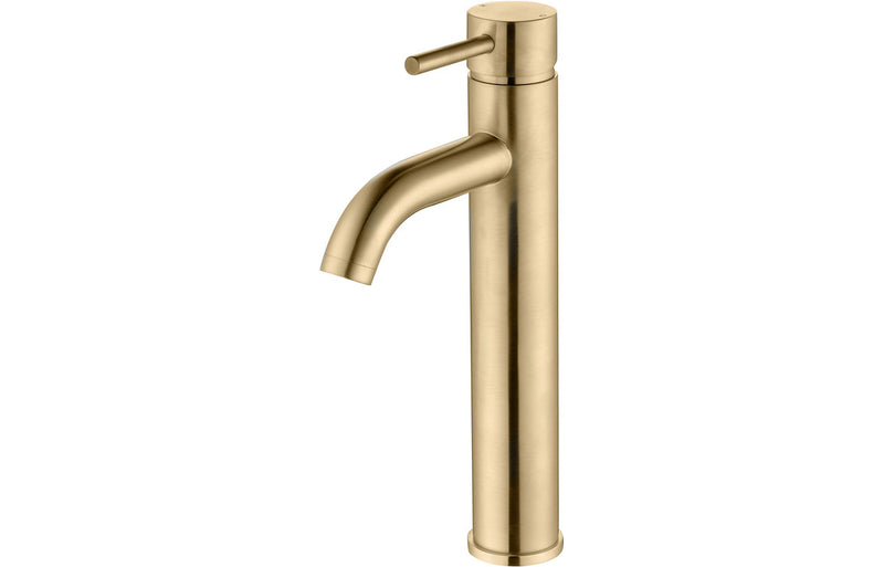 Cara Brushed Brass Tall Tap