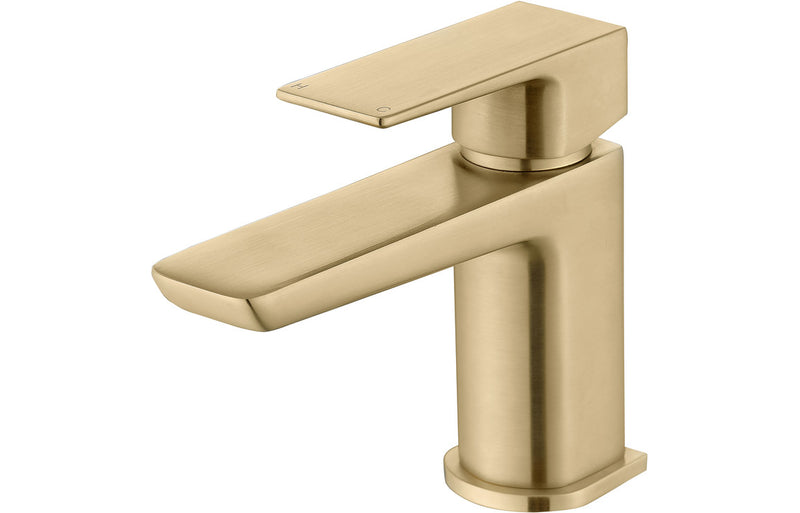 Berry Brushed Brass Cloakroom Tap & Waste