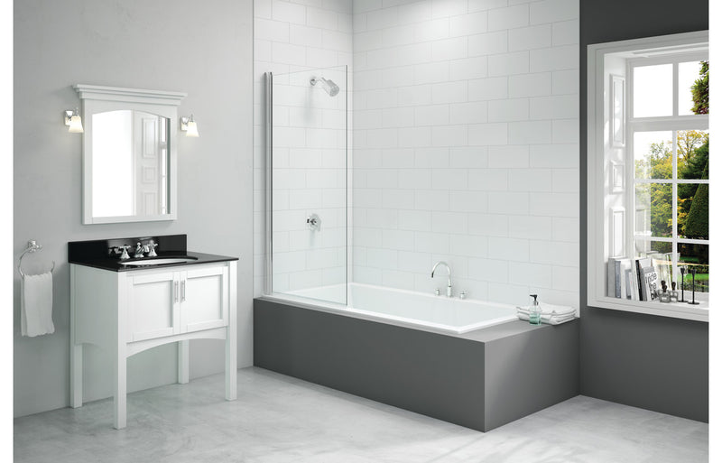 Merlyn Single Square Bath Screen