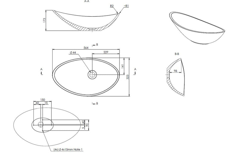 Elm Washbowl