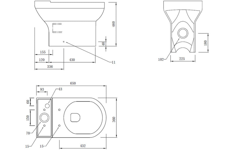 Mayfair Rimless Comfort Height Toilet