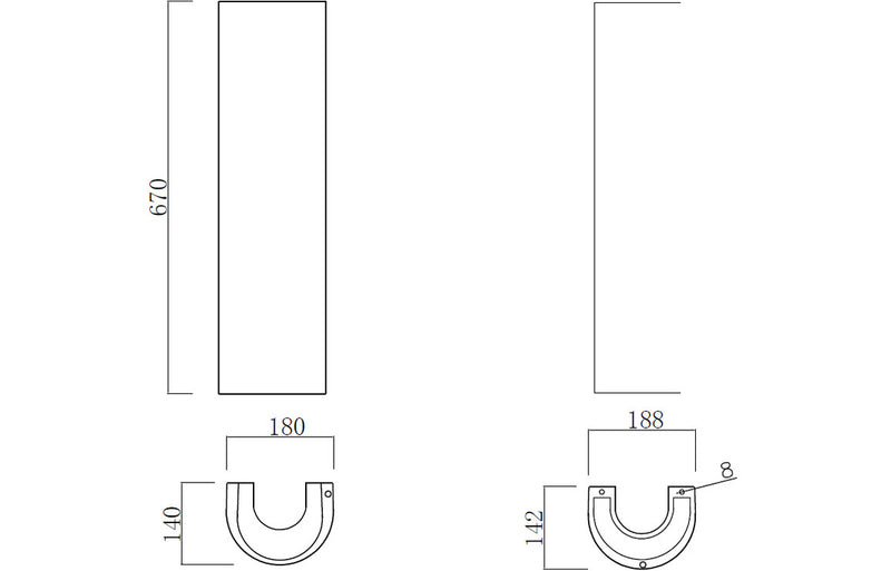 Mayfair 500mm Basin & Pedestal