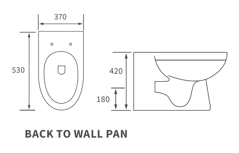 Mayfair BTW Toilet & Seat