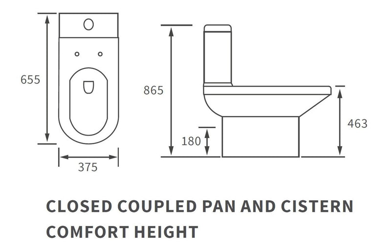 Mayfair Rimless Comfort Height Toilet