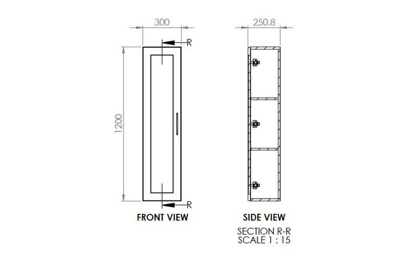 Croston 1200mm Tall Unit