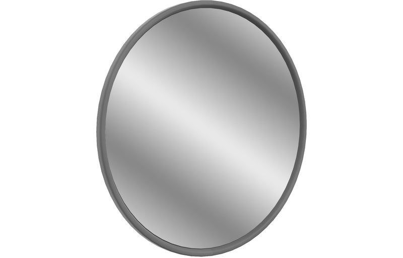 Nancy  550x550mm Round Mirror - Grey Ash