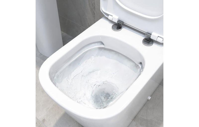 Tuscany Rimless Comfort Height Toilet - Closed Back