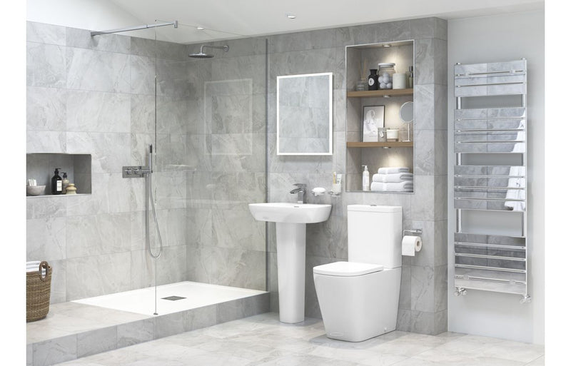 Tuscany Rimless Comfort Height Toilet - Closed Back