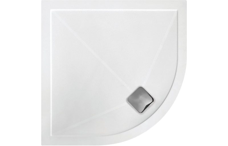 25mm Antislip Quadrant Shower Tray & Waste